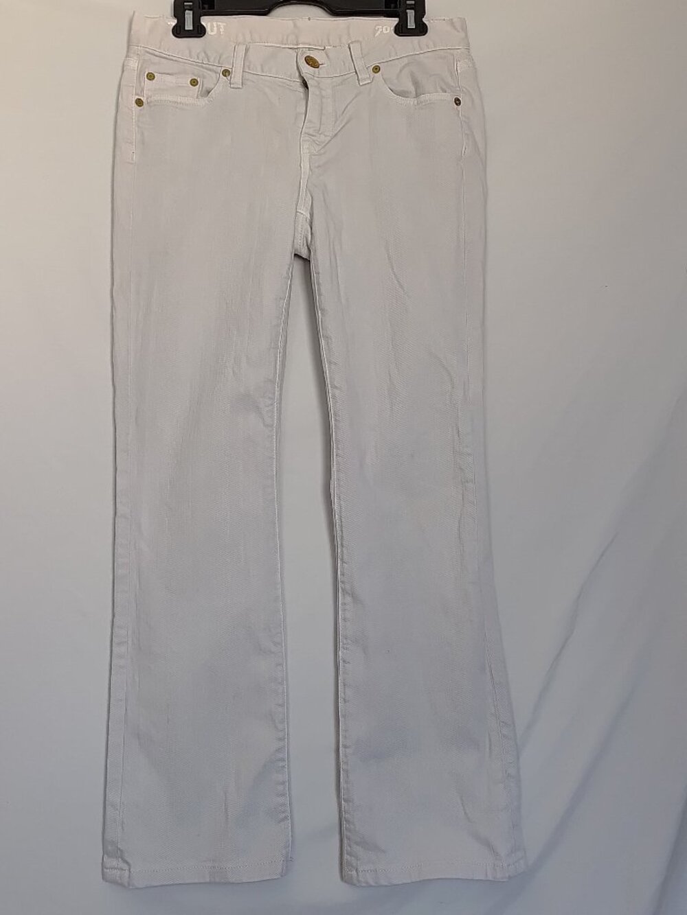 J. Crew 29S Denim Pants/Jeans Off White Bootcut